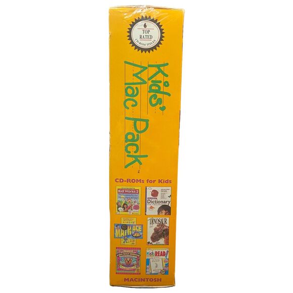 SEALED 1995 Kids Mac Pack 6 CD-ROM MAC Computer Games Palladium Interactive 90s - Picture 4 of 16